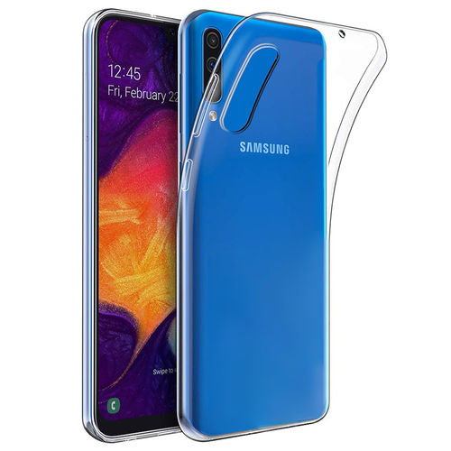 Flexi Slim Gel Case for Samsung Galaxy A50 - Clear (Gloss Grip)